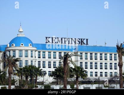 Kairo, Ägypten, Mai 4 2023: Kempinski New Cairo Egypt, ein Luxushotel-Management-Unternehmen mit Hauptsitz in Genf, Schweiz. Gegründet 1897 in Berlin Stockfoto