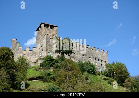 Castello di Zumelle, Borgo Val Belluna, Belluno, Veneto, Italien, Europa Stockfoto