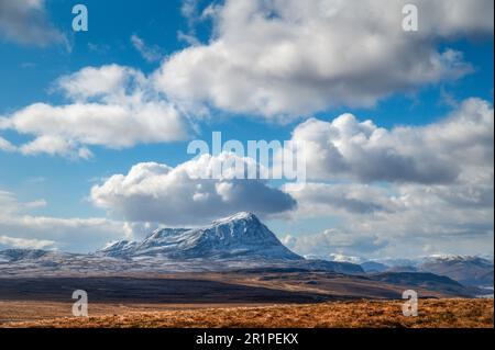 Ben Hope aus dem NC500. Jahrhundert in Sutherland, Schottland Stockfoto