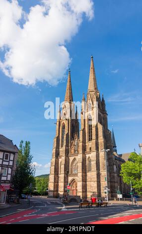 Marburg, Elisabethkirche in Lahntal, Hessen, Deutschland Stockfoto