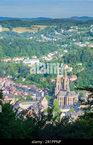 Marburg, Elisabethkirche in Lahntal, Hessen, Deutschland Stockfoto