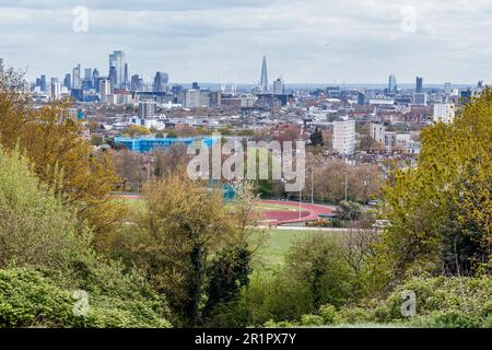 Ein Blick über die Stadt vom Parliament Hill, London, Großbritannien Stockfoto