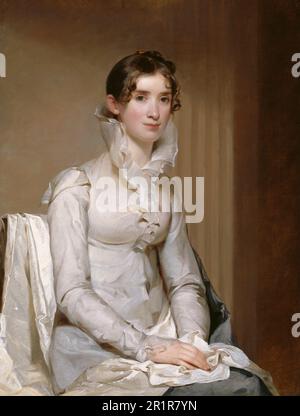 Frau Klapp (Anna Milnor) Datum: 1814 Künstler: Thomas Sully American, geboren in England, 1783-1872 Stockfoto