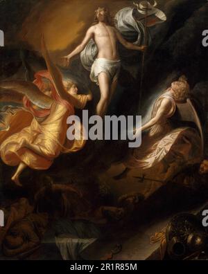 Auferstehung Christi Datum: 1665/70. Künstler: Samuel van Hoogstraten Dutch, 1627-1678 Stockfoto