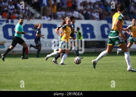 Norrköpings Nr. 17 Vilma Emilia Koivisto während des Fußballspiels am Sonntag im OBOS Damallsvenskan zwischen Linköping FC-IFK Norrköping in Bilbörsen Arena, Linköping, Schweden. Stockfoto