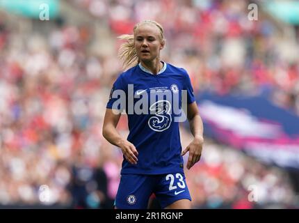 Chelsea's Pernille Harder während des Vitality Frauen FA Cup Finales im Wembley Stadium, London. Foto: Sonntag, 14. Mai 2023. Stockfoto