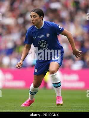 Chelsea's Sam Kerr während des Vitality Women's FA Cup Finales im Wembley Stadium, London. Foto: Sonntag, 14. Mai 2023. Stockfoto