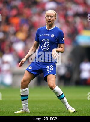 Chelsea's Pernille Harder während des Vitality Frauen FA Cup Finales im Wembley Stadium, London. Foto: Sonntag, 14. Mai 2023. Stockfoto