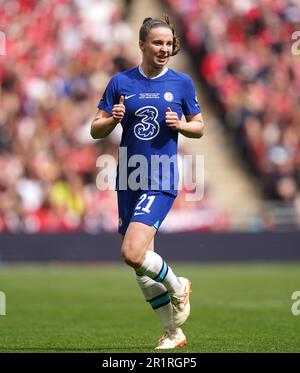 Chelsea Niamh Charles während des Vitality Women's FA Cup-Finales im Wembley Stadium, London. Foto: Sonntag, 14. Mai 2023. Stockfoto