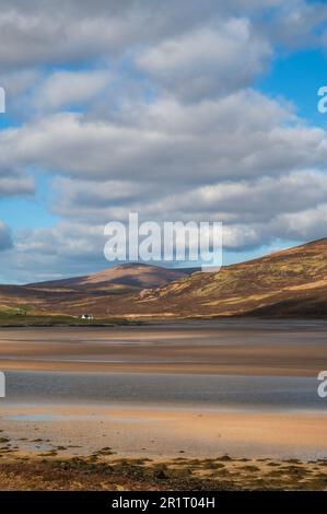 Der Kyle of Durness aus den NC500 Jahren in Sutherland, Schottland Stockfoto