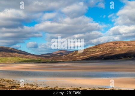 Der Kyle of Durness aus den NC500 Jahren in Sutherland, Schottland Stockfoto