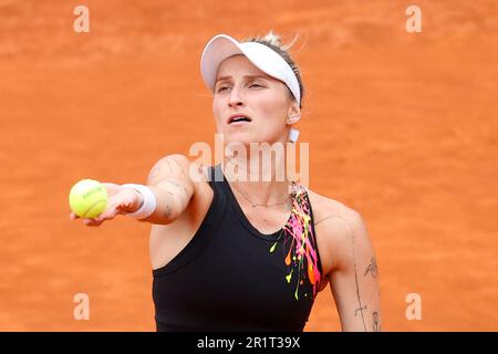 Rom, Italien. 15. Mai 2023. Foro Italico, Rom, Italien, 15. Mai 2023, Marketa Vondrousova (CZE) gegen Elena Rybakina während Internazionali BNL d'Italia (day8) - Tennis International Credit: Live Media Publishing Group/Alamy Live News Stockfoto