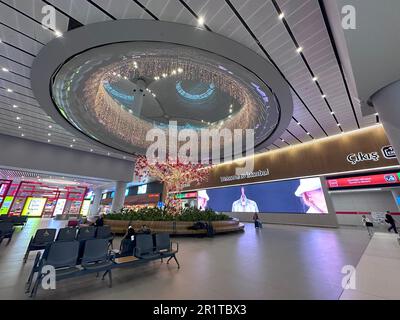 Abflughalle Istanbul International Airport Türkei Stockfoto
