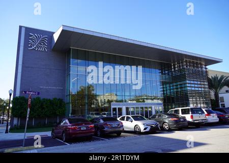 WINTER PARK, FLORIDA, USA - 2. Januar 2022: Facade Edyth Bush Charitable Foundation. Foto Stockfoto