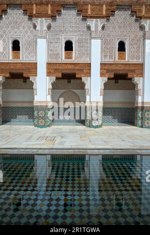 Ben Youssef Medersa Stockfoto