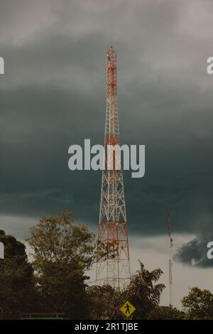 Sendeantenne Turm Stockfoto