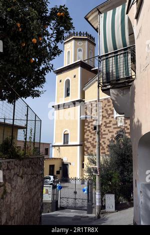 Chiesa Di San Giovanni Evangelista ist in Bonea, Vico Equense Stockfoto