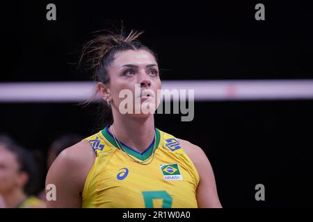 ANKARA, TURKIYE - 13. JULI 2022: Montibeller Rosamaria in Brasilien gegen Japan VNL-Viertelfinale in der Ankara Arena Stockfoto