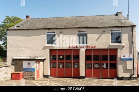 Feuerwache Leyburn, North Yorkshire, England, Großbritannien Stockfoto