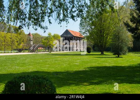 Kochsalzlösung in Rheine-Westfalen Stockfoto