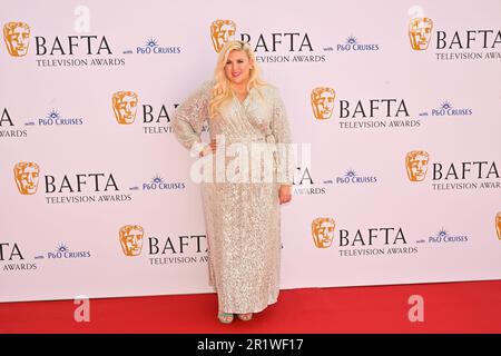 Royal Festival Hall, London, Großbritannien am 14 2023. Mai. Louise Pentland trifft am 14 2023. Mai mit P&O Cruises bei den BAFTA 2023 Television Awards in der Royal Festival Hall in London ein. Kredit: Francis Knight/Alamy Live News Stockfoto