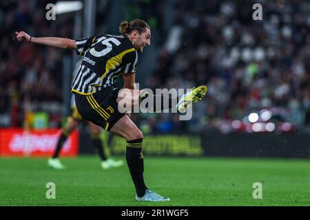 Turin, Italien. 14. Mai 2023. Adrien Rabiot vom FC Juventus in Aktion während des Fußballspiels der Serie A 2022/23 zwischen dem FC Juventus und der US Cremonese im Allianz Stadium, Turin, Italien am 14. Mai 2023 - Photo FCI/Fabrizio Carabelli (Foto: FCI/Fabrizio Carabelli/Sipa USA) Guthaben: SIPA USA/Alamy Live News Stockfoto