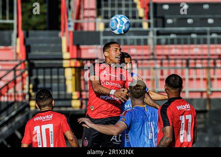 Pelotas, Brasilien. 15. Mai 2023. RS - PELOTAS - 05/14/2023 - BRASILEIRO D 2023, BRAZIL DE PELOTAS X SAOJOSEENSE - Marcelo Pitol Torwart von Brasil de Pelotas während eines Spiels gegen Saojoseense im Stadion Bento Mendes de Freitas für die brasilianische Meisterschaft D 2023. Foto: Volmer Perez/AGIF/Sipa USA Guthaben: SIPA USA/Alamy Live News Stockfoto