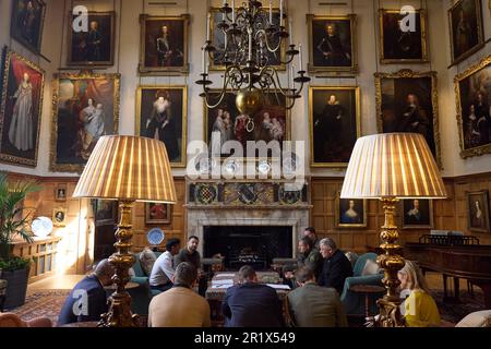 London, Großbritannien. 15. Mai 2023. Der ukrainische Präsident Volodymyr Zelenskyy trifft sich am Montag, den 15. Mai 2023 in einem Landhaus außerhalb Londons mit dem britischen Premierminister Rishi Sunak, um sich im Vorfeld einer erwarteten Frühjahrsoffensive gegen die russische Besatzung für mehr Unterstützung einzusetzen. Foto: Ukrainische PräsidentschaftsPressestelle/UPI Credit: UPI/Alamy Live News Stockfoto
