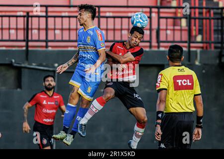 Pelotas, Brasilien. 15. Mai 2023. RS – PELOTAS – 05/14/2023 – BRASILEIRO D 2023, BRASILIEN DE PELOTAS X SAOJOSEENSE – Chicao-Spieler aus Brasil de Pelotas während eines Spiels gegen Saojoseense im Stadion Bento Mendes de Freitas für die brasilianische Meisterschaft D 2023. Foto: Volmer Perez/AGIF/Sipa USA Guthaben: SIPA USA/Alamy Live News Stockfoto