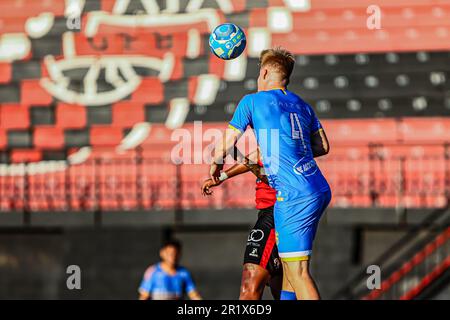 Pelotas, Brasilien. 15. Mai 2023. RS - PELOTAS - 05/14/2023 - BRASILEIRO D 2023, BRAZIL DE PELOTAS X SAOJOSEENSE - Breno Bora Spieler von Saojoseense während eines Spiels gegen Brasil de Pelotas im Stadion Bento Mendes de Freitas für die brasilianische Meisterschaft D 2023. Foto: Volmer Perez/AGIF/Sipa USA Guthaben: SIPA USA/Alamy Live News Stockfoto