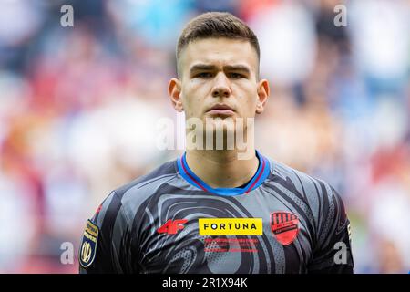 Warschau, Polen. 02. Mai 2023. Kacper Trelowski von Rakow wurde während des Finalspiels des Fortuna Polish Cup zwischen Legia Warszawa und Rakow Czestochowa im PGE National Stadium gesehen. Endstand: Legia Warszawa 0:0, 6:5 bei Penalty Rakow Czestochowa. (Foto: Mikolaj Barbanell/SOPA Images/Sipa USA) Guthaben: SIPA USA/Alamy Live News Stockfoto