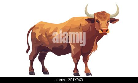 Cartoon-Bulle. Vektordarstellung isoliert auf weißem Hintergrund. Stock Vektor