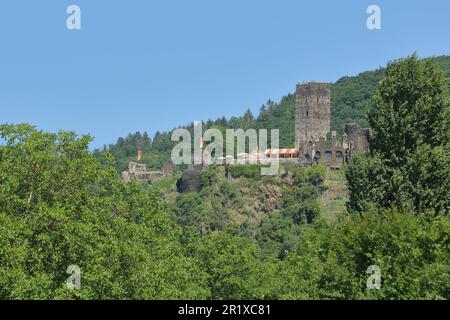 Schloss Metternich in Beilstein, Mittelmosel, Mosel, Rheinland-Pfalz, Deutschland Stockfoto