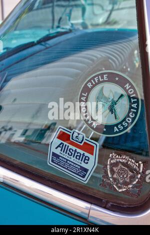 1950er Ford Fairlane 500 Galaxie Skyliner Details Stockfoto