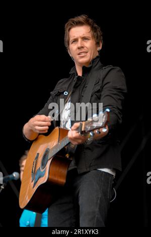 Danny Jones - McFly, V2009, Hylands Park, Chelmsford, Essex, Großbritannien - 22. August 2009 Stockfoto