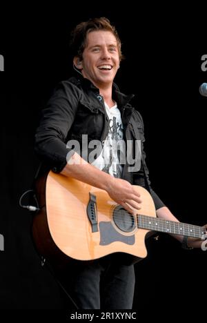 Danny Jones - McFly, V2009, Hylands Park, Chelmsford, Essex, Großbritannien - 22. August 2009 Stockfoto