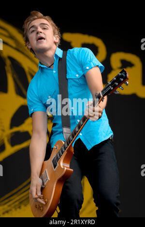 Tom Fletcher - McFly, V2009, Hylands Park, Chelmsford, Essex, Großbritannien - 22. August 2009 Stockfoto