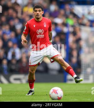 London, Großbritannien. 13. Mai 2023. 13. Mai 2023 - Chelsea gegen Nottingham Forest - Premier League - Stamford Bridge Nottingham Forest Morgan Gibbs-White während des Premier League-Spiels auf der Stamford Bridge, London. Bildkredit: Mark Pain/Alamy Live News Stockfoto