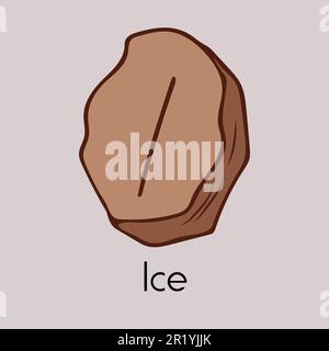 Rune Ice, alte skandinavische Runen. Runes Senior Futarka. Magie, Zeremonien, religiöse Symbole. Vorhersagen und Amulette Stock Vektor