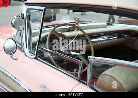 Altes Auto Cockpit Stockfoto