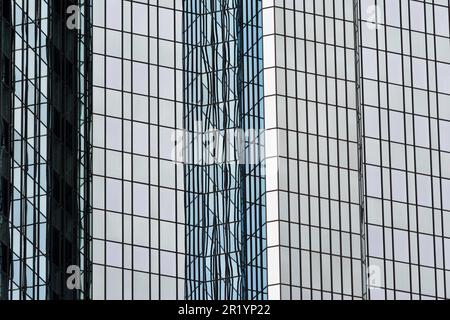 Fassade eines Bürogebäudes skyscarper Stockfoto