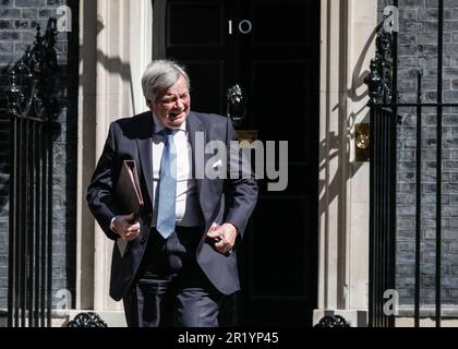 London, Großbritannien. 16. Mai 2023. Lord True, Anführer des Oberhauses. Minister nehmen an der wöchentlichen Kabinettssitzung in der Downing Street 10 in Westminster, London, England Teil. Kredit: Imageplotter/Alamy Live News Stockfoto