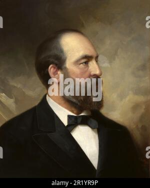 James Abram Garfield (19. November 1831-19. September 1881) war vom 4. März 1881 bis zu seinem Tod als Folge eines Attentatsversuchs amerikanischer Politiker und 20. Präsident der Vereinigten Staaten, Gemälde von Ole Peter Hansen Balling, historisch, Digital restaurierte Reproduktion eines historischen Originals/James Abram Garfield (19. November 1831-19). September 1881) war ein amerikanischer Politiker und vom 4. März 1881 bis zu seinen Tod infolge eines Attentats der 20. Präsident der Vereinigten Staaten, Gemälde von Ole Peter Hansen Balling, Historisch, digitale Restaurierte Reproduktion einer Stockfoto