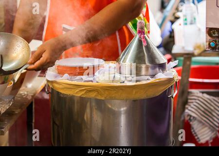 Thai gedämpftem Reis - Haut Knödel Stockfoto