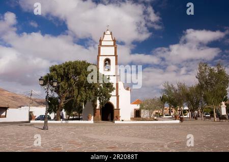 Pfarrkirche Santo Domingo de Guzman, Tetir, Fuerteventura, Kanarische Inseln, Spanien Stockfoto