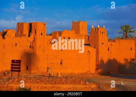 Amerhidil, Amridil, Old Kasbah, Skoura, Ouarzazate Region, Marokko Stockfoto