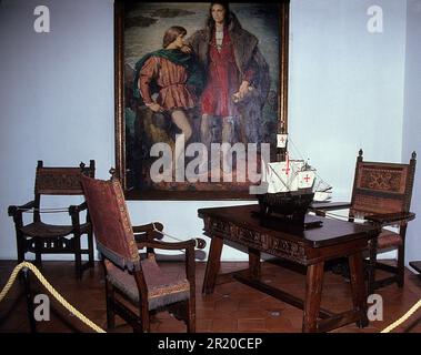 Columbus Palace, Hispaniola Island, Karibik, Amerika, Studie, Altstadt von Santo Domingo, Dominikanische Republik Stockfoto