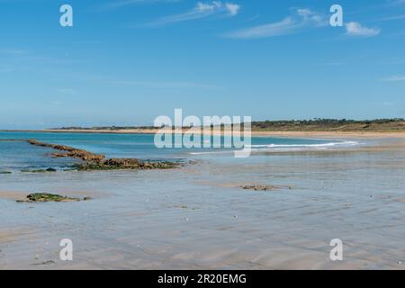 Der Strand von Saint-Georges d'Oléron, Insel Oléron, in Charente-Maritime (Frankreich) Stockfoto