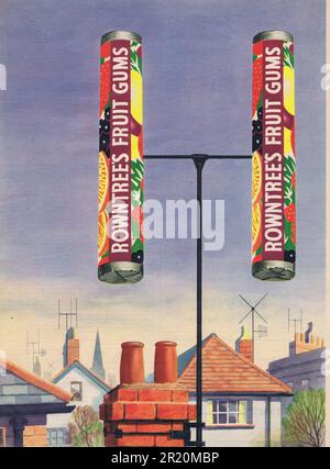 Rowntrees Wine Gums Advertisement c1950er. Foto von Hector Archive Stockfoto