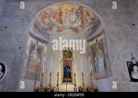 Apse, San Benedetto in Piscinula, Trastevere, Rom, Italien Stockfoto